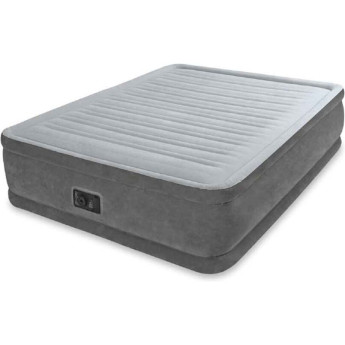 Надувная кровать INTEX Comfort Plush 67768, 199×137×33 см, насос 220 В