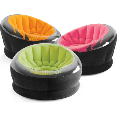 Надувное кресло INTEX 68582 Empire 112х109х69см 3 цвета