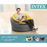 Надувное кресло INTEX EMPIRE 66582, 112×109×69 см, жёлтое